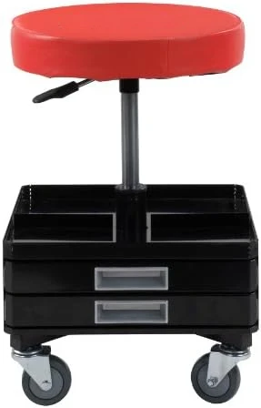 

Grey Pneumatic Chair with Dual Tool Tray - 300 lb. Capacity