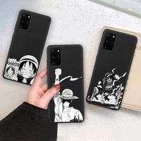japan anime one piece luffy zoro phone case soft for samsung galaxy note20 ultra 7 8 9 10 plus lite m21 m31s m30s m51
