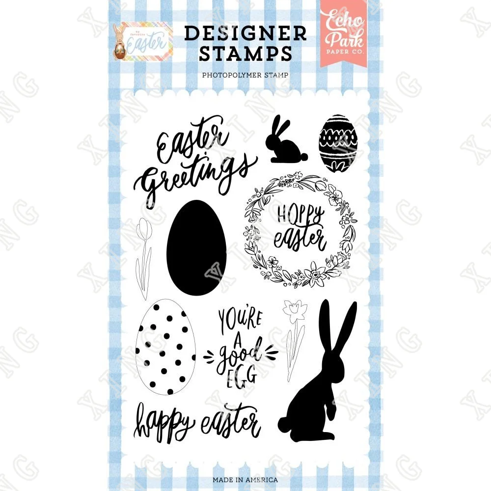 

2022 New Easter Eggs Rabbit Greetings Clear Silicone Stamps Diy Scrapbooking Paper Greeting Card Decoration Embossing Templates