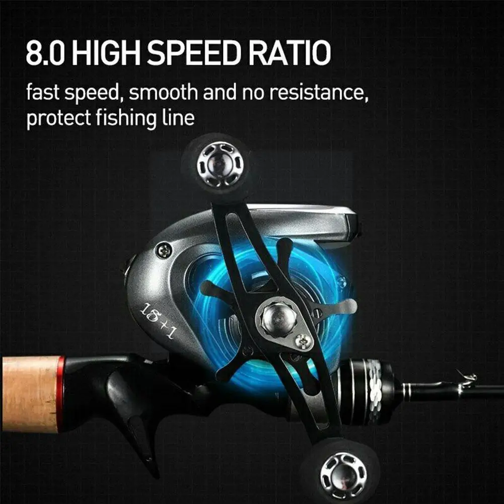 

New Metal Electronic Fishing Reel Counter Digital Display Reel Raft Ratio Profile Baitcasting Line Fish Universal Speed New R7a3