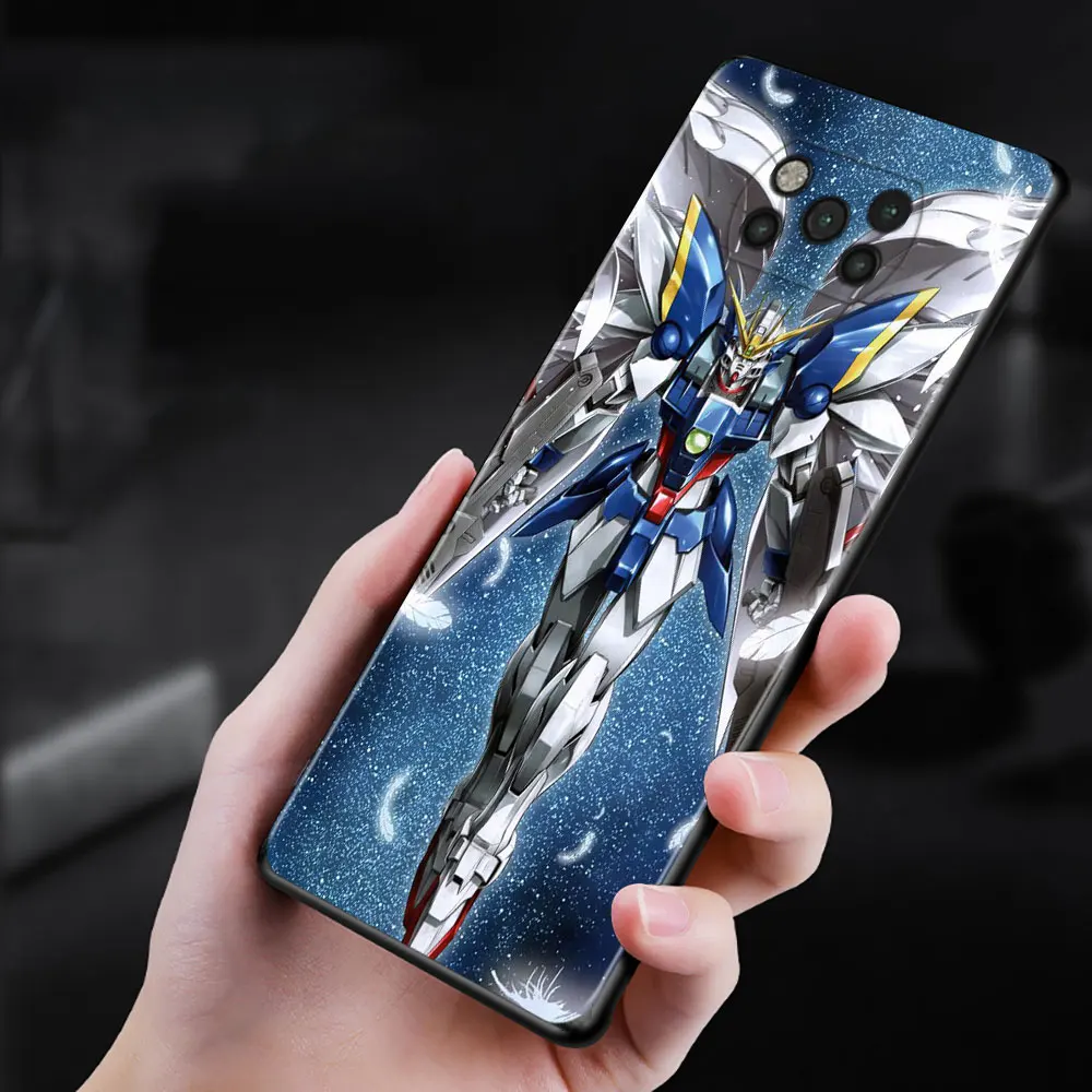 Чехол для телефона Xiaomi POCO X3 M4 M3 Pro X3GT X3NFC Mi 9T 12 10T 11 Lite 11T 12X Note 10 чехол Gundam Robot |