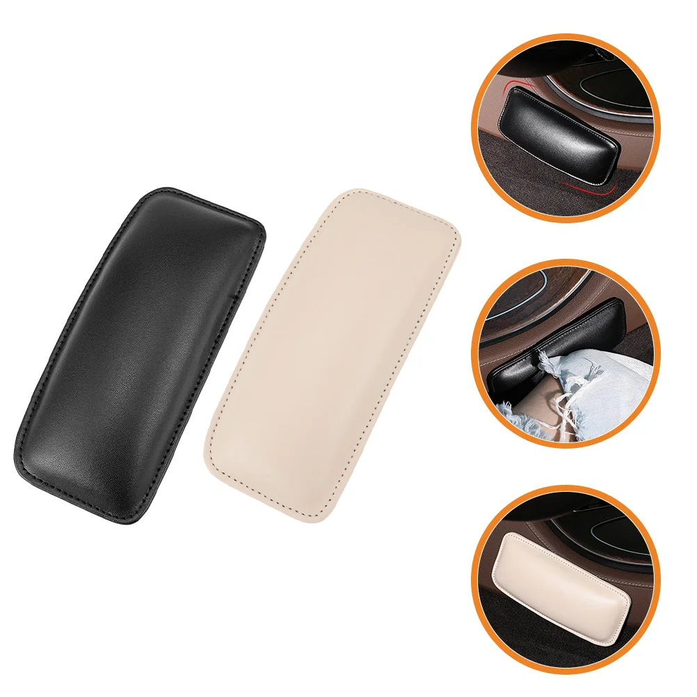 

2 Pcs Car Knee Thigh Pad Car Knee Support Automotive Floor Mats Car Center Console Leg Cushion