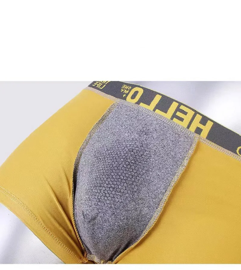 5pcs/Lot Men's Underwear Four Seasons Graphene Underpants Lycra Cotton Boxer Shorts Male High-quality Printed Shorts