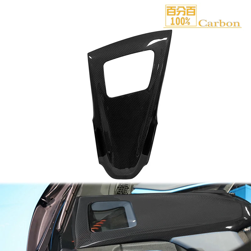 Консоль из углеродного волокна для Chevrolet Corvette C8 Stingray 2020-2023 верхняя отделка