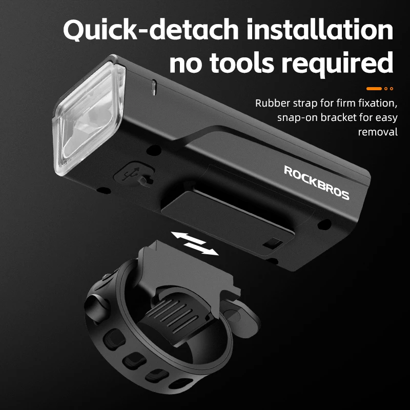 Водонепроницаемый светодиодный вилочный погрузчик Rockbros 260LM 1500 мАч