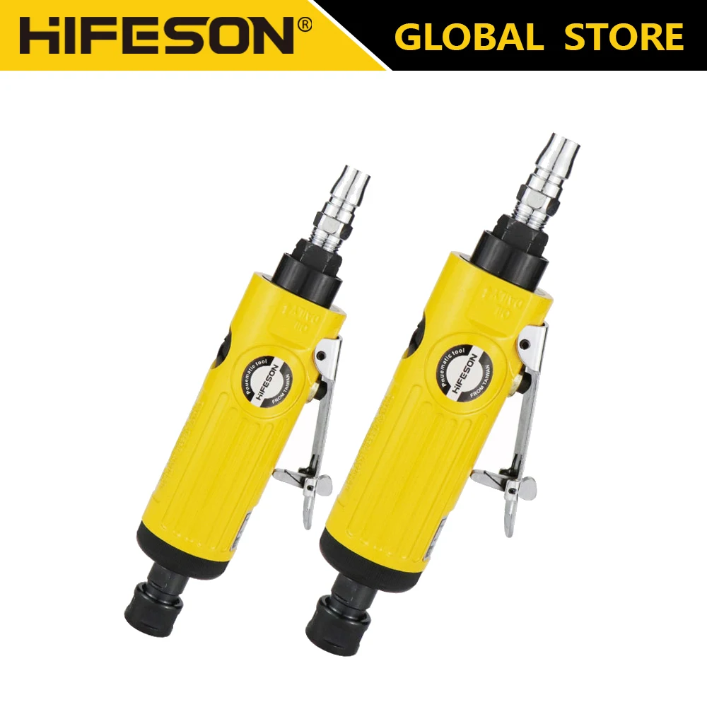 HIFESON 1/4 Inch Pneumatic Air Die Grinder Grinding Kit Poli