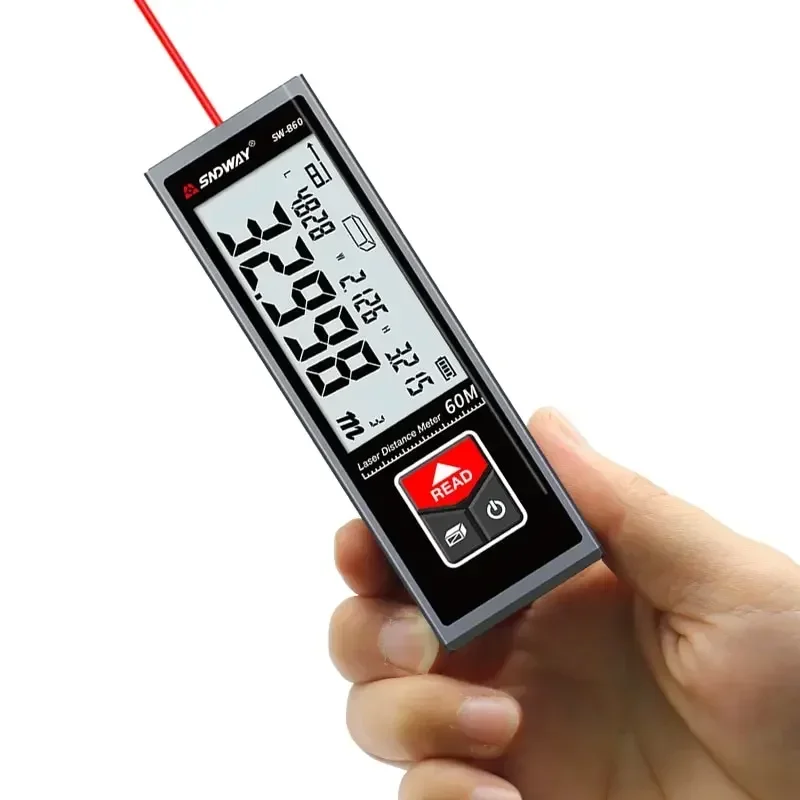 SNDWAY SW B40 B50 B60 Лазерный дальномер Перезаряжаемый цифровой Мини-лазерный Trena