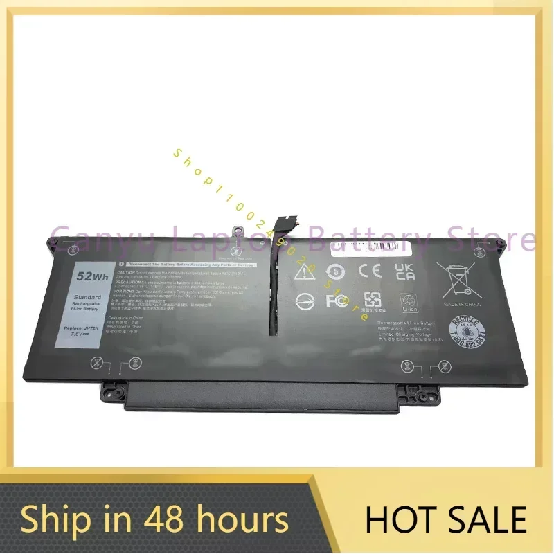 Новый JHT2H для компьютера Latitude 7310 7410 серии 7CXN6 HRGYV T3JWC XMT81 7 6 В 52WH аккумулятор