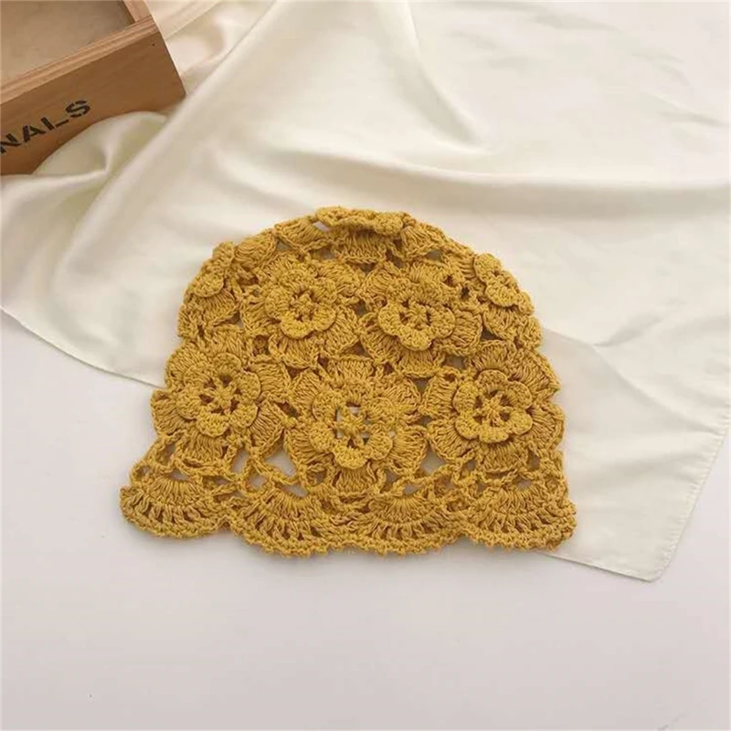 Модная хлопчатобумажная вязаная шляпа от солнца