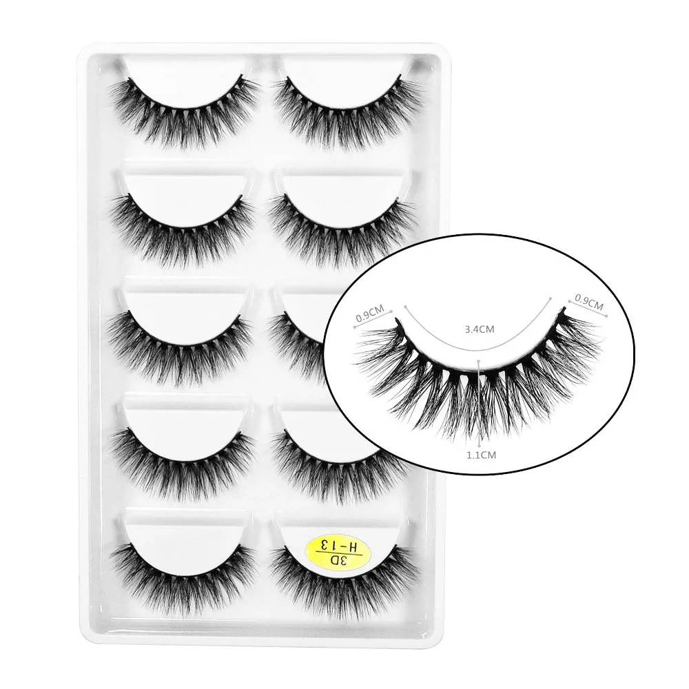 Flash girl самая популярная серия 3DH 10 видов стилей 3D искусственные норковые ресницы