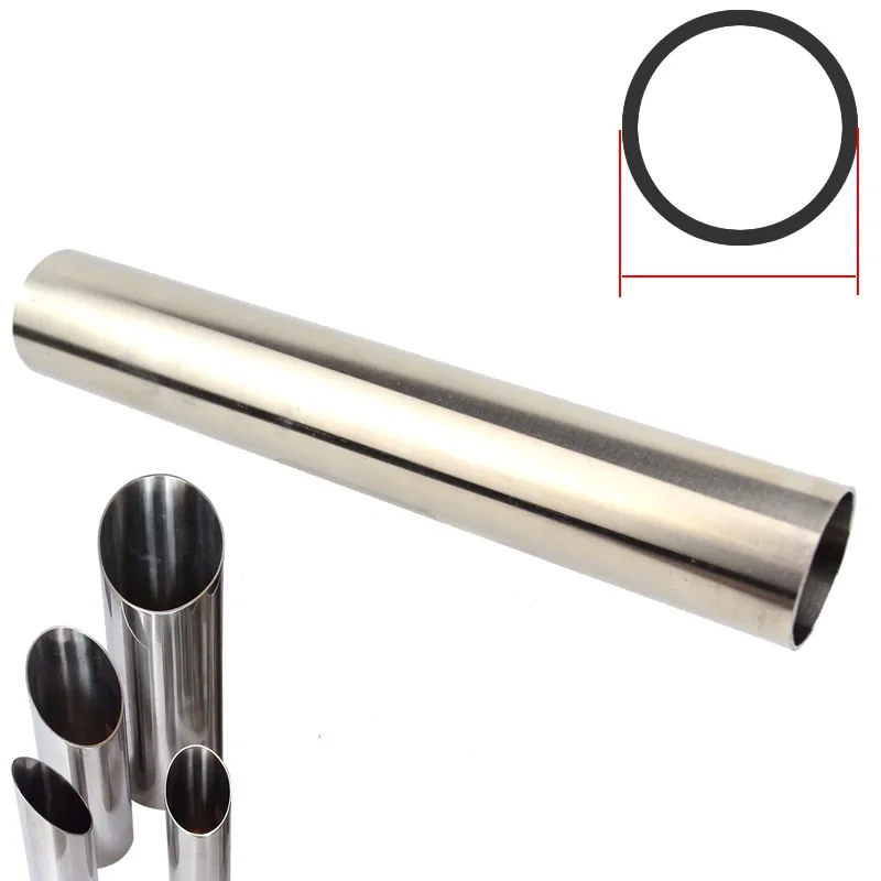 

1pc Exhaust Pipe Muffler 51mm/63mm76mm 304 Stainless Steel Welding Material For Automobile Exhaust Welding Tool