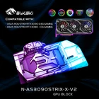 Bykski N-AS3090STRIX-X-V2, водоблок с полным покрытием GPU для видеокарты ASUS RTX3080 3090 STRIX, блок VGA, кулер для графического процессора, 12 В RGB5 В ARGB