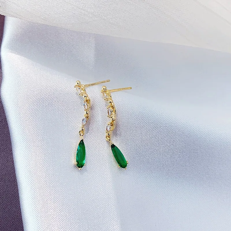 

New Trendy Dangle Earrings For Women Temperament Pearl Heart Rhinestone Pendant Earring Girl Party Jewelry Gift