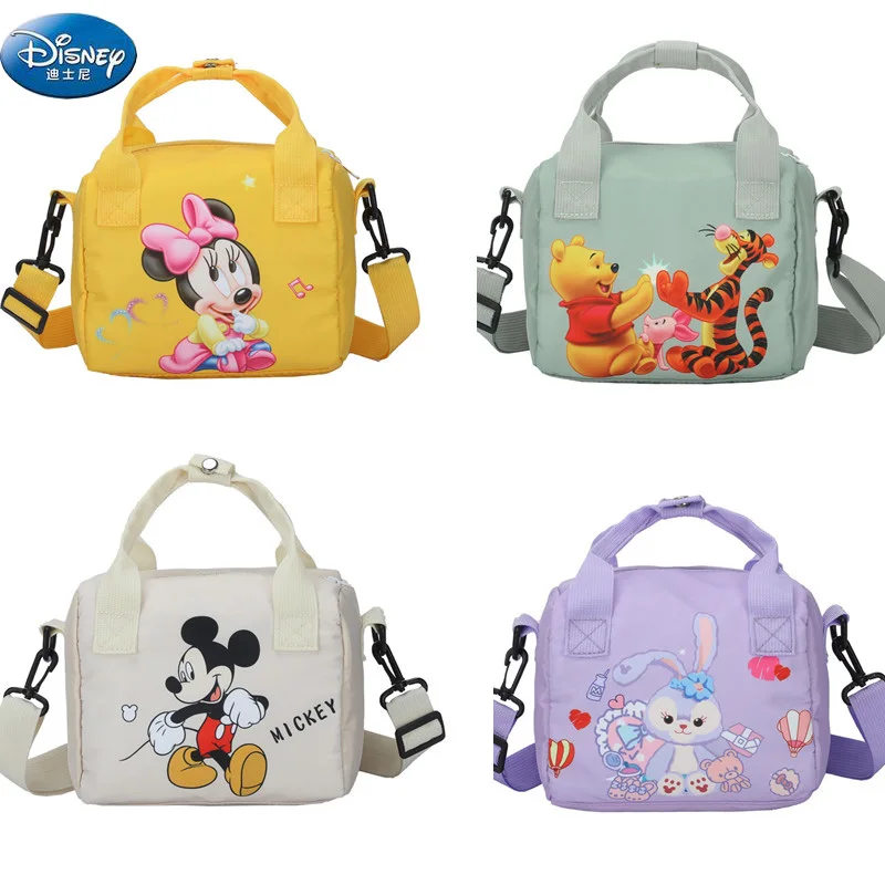 

Disney Shoulder Bags Cartoons Mickey Mouse Casual Canvas Women Shopping Bag Cute Anime Fashion Handbag Messenger Bag Minnie