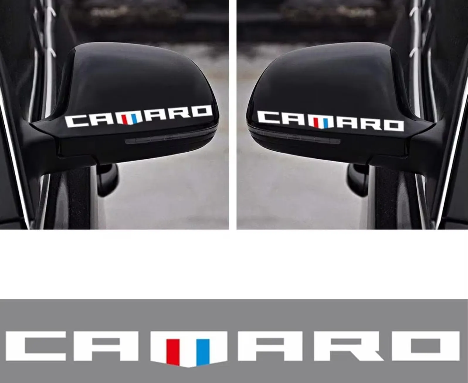 

2 шт. для Chevrolet Camaro, наклейки на зеркало заднего вида, декор, наклейка на кузов автомобиля, виниловые наклейки