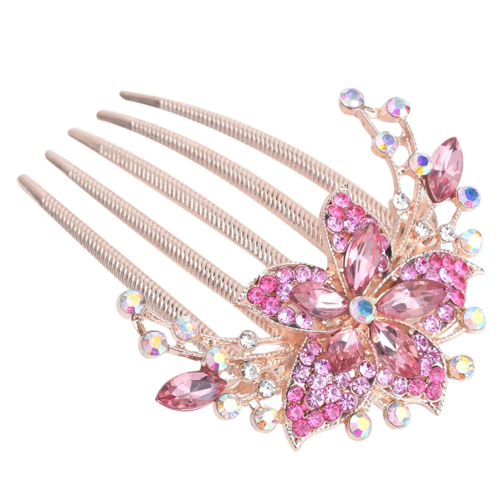 Стразы пластинчатая головка пятизубчатая щетка женское украшение для невесты