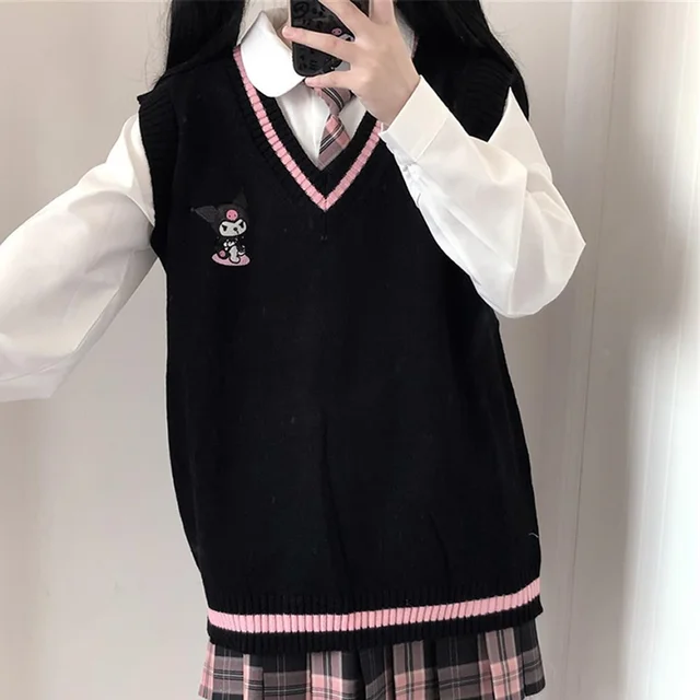 Oversized Harajuku Knitted Vest 3