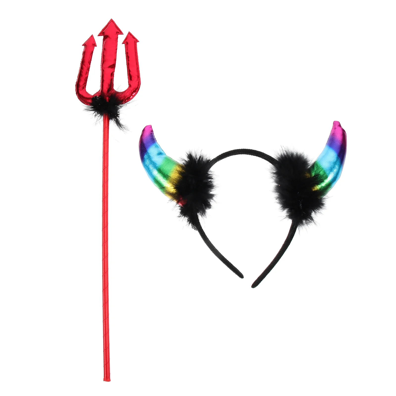 

1 Set of Costume Hairband Halloween Pitchfork Decor Halloween Headband
