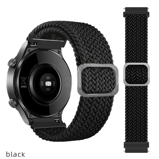 Фото Эластичный Плетеный нейлоновый ремешок для часов Xiaomi Mi Watch Color Sports Edition/ S1 Pro, 22 мм, ремешок для часов Mi Watch Color 2 correa №5