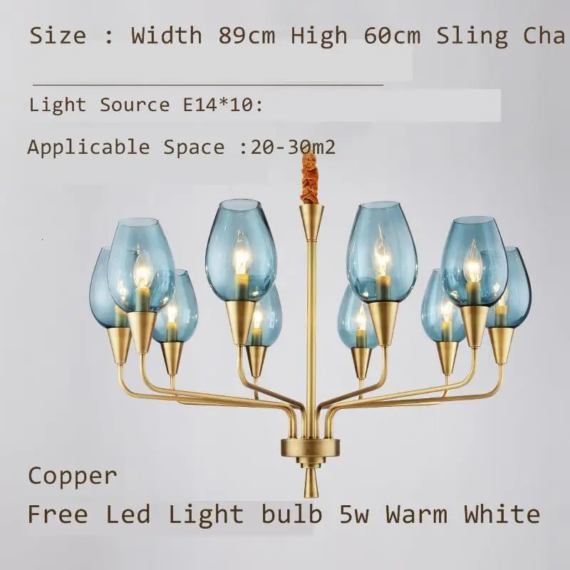 

Современная люстра Гостиная Ресторан Лампа Гостиная Гостиная Спальня Стеклянная лампа Оригинальный дизайнер
