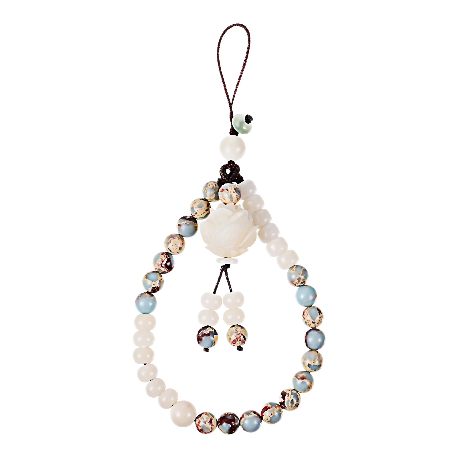 

Phone Hanging Strap Wrist Lanyard Beaded Bracelet Mobile Holder Waterproof Cell