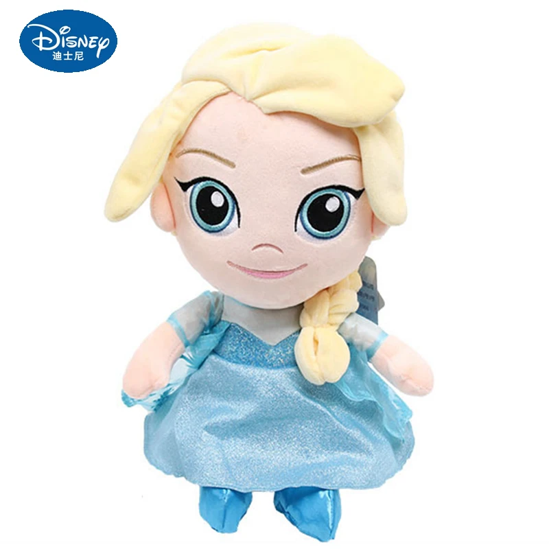 

Q Тип Замороженная Принцесса Анна Эльза плюшевые куклы игрушки Снежная королева принцесса Анна и Эльза мягкие игрушки подарки для девочек Д...