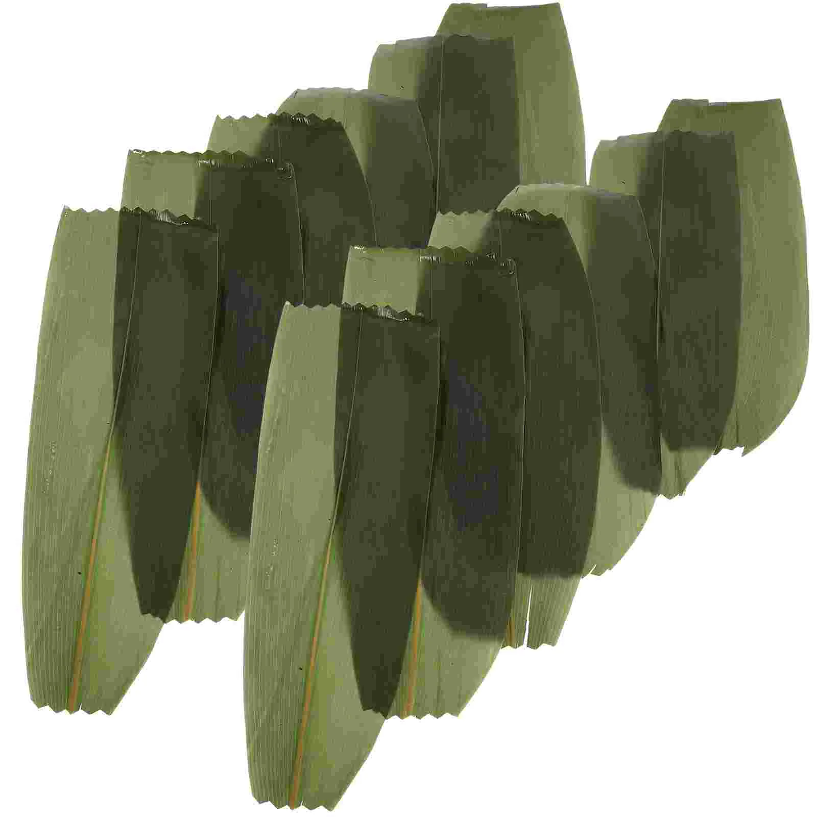 

100 Pcs Tray Decor Sushi Bamboo Leaves Sashimi Plate Leaf Mat Decorative Ornament Japanese Restaurant Accessories