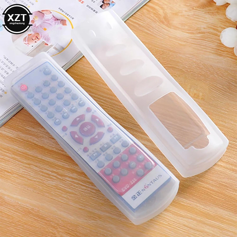 

Household Air Conditioning Set-top Box TV Remote Control Silicone Protective Cover Waterproof and Dustproof Transparent Storage
