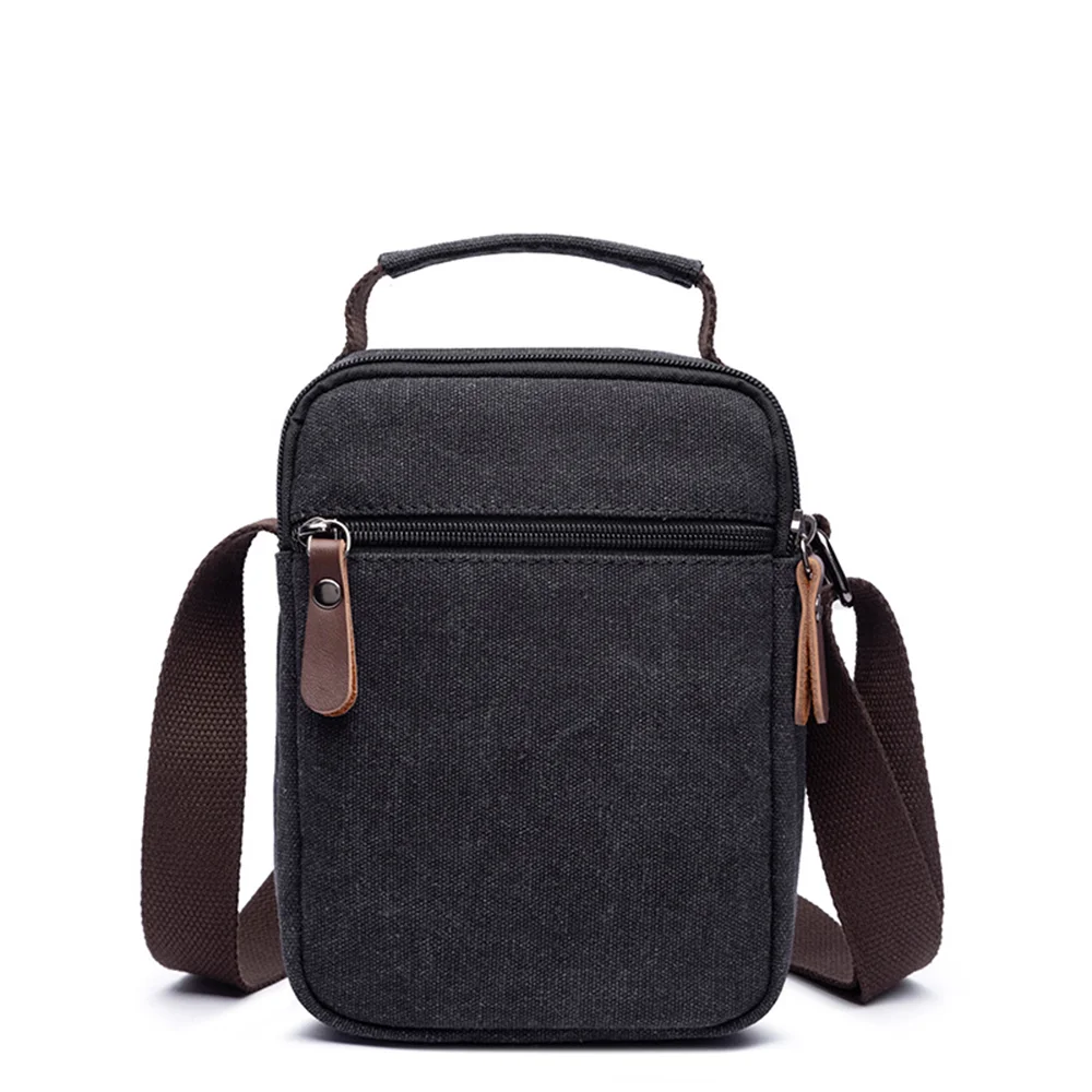 Мужская Сумка Через Плечо Стильная Холщовая На В Корейском Стиле