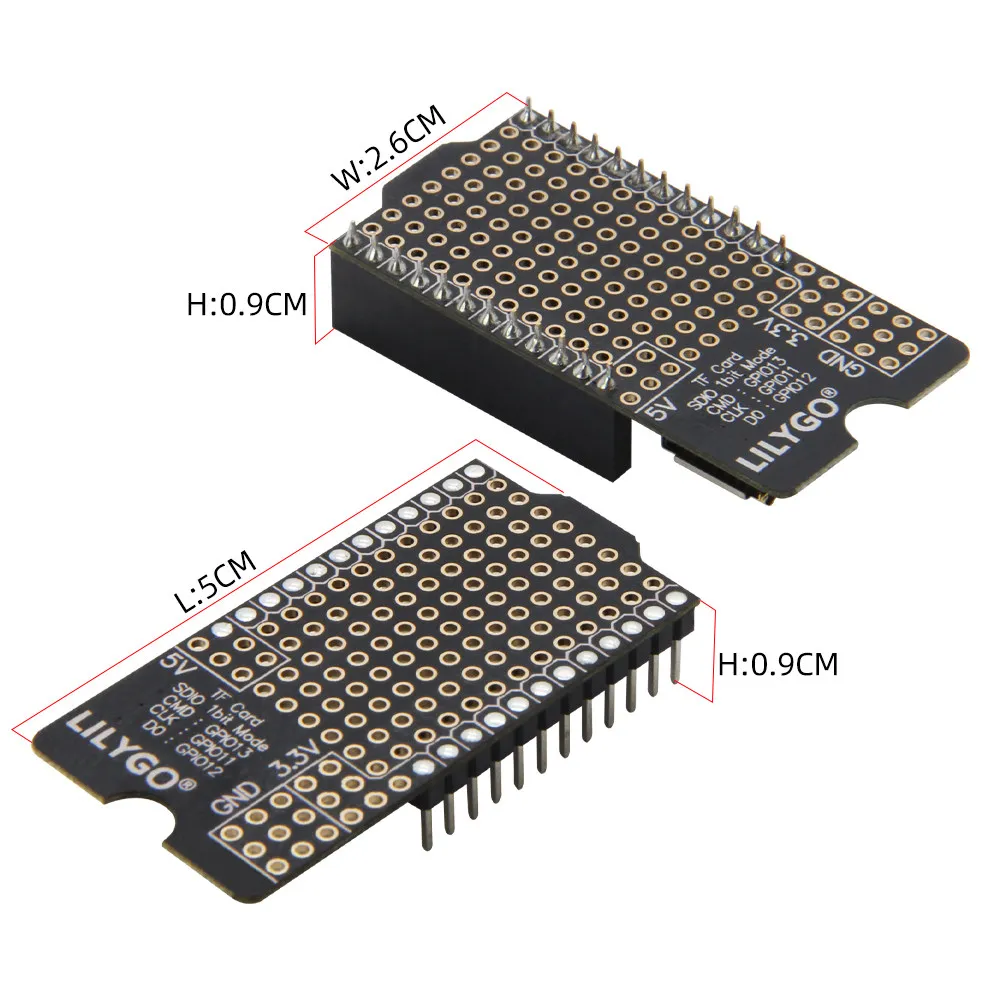 Фото LILYGO T-Display-S3 Шилд для карт TF, модуль расширения для карт MicroSD №3