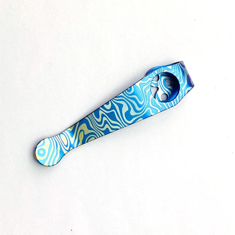 

Изготовленные на заказ титановые карманные зажимы для военных 2-х ножей, титановый зажим