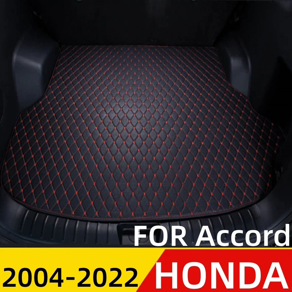 

Car Trunk Mat For Honda Accord 2004-22 All Weather XPE Flat Side Rear Cargo Cover Carpet Liner AUTO Tail Parts Boot Luggage Pad