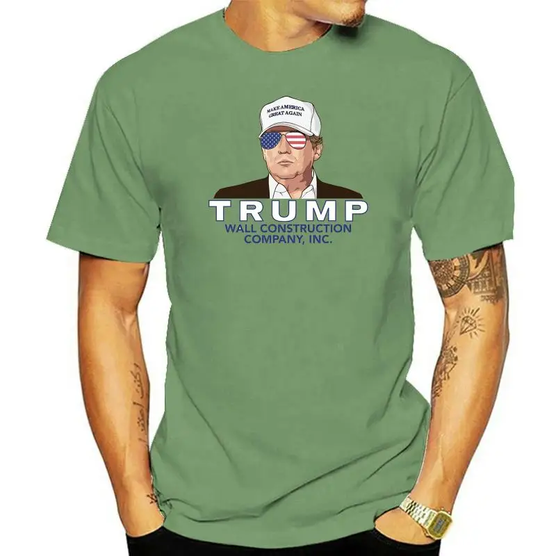 

Political Tee Donald Trump President Build The Wall Men 2022 Summer Fashion Top Selling Designer T Shirts