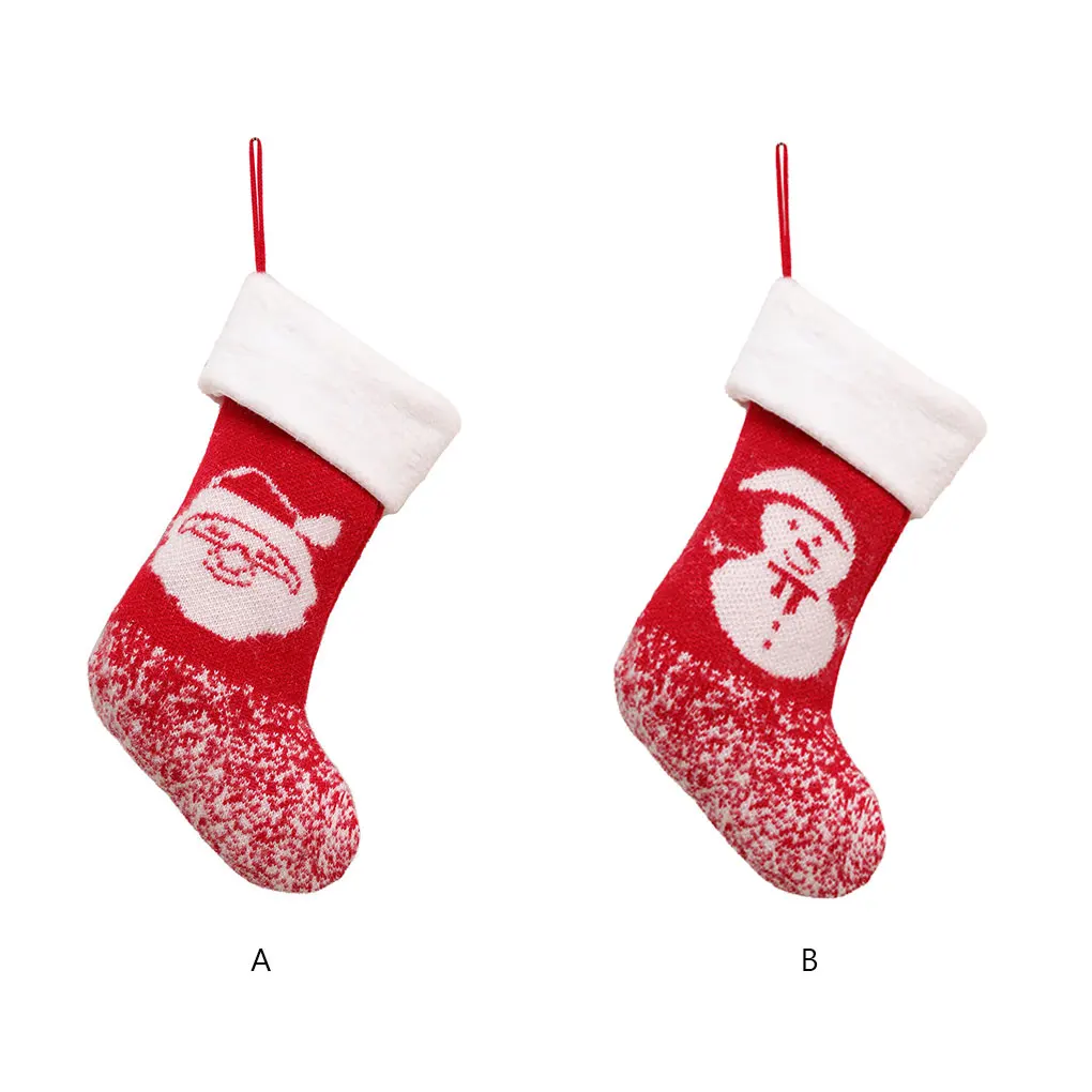 

Подвесные рождественские тематические чулки для камина, женская сумка для подарков, праздничное украшение для носков, снеговика