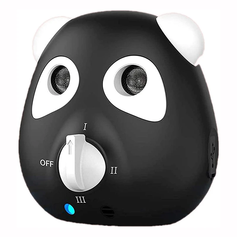 

Upgraded Bark Control Device Sonic Barking Control Bark Controller Range of 50 Ft Waterproof (Panda Black)