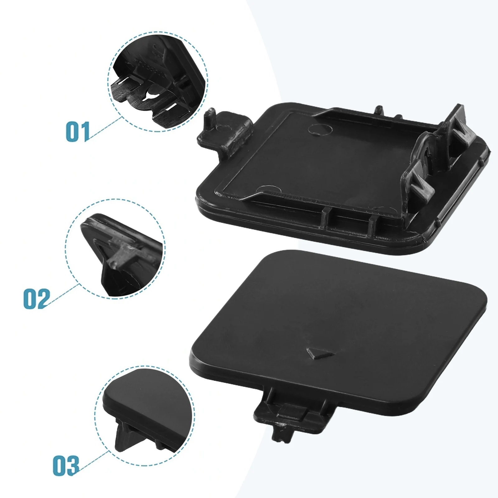 Передняя крышка прицепа тяговая для BMW Pre-LCI 04-07 E60 E61 5 Series X3 03-10 51117111787 Тяговые чехлы