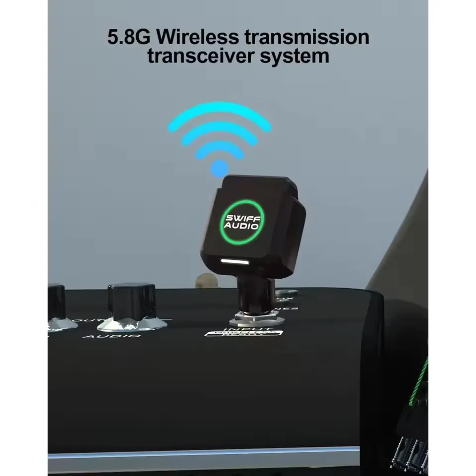 Фото SWIFF AUDIO WX503 гитара цифровая беспроводная система передатчик приемник для акустической гитары электрогитара электрическая паяльная трубка бас №2