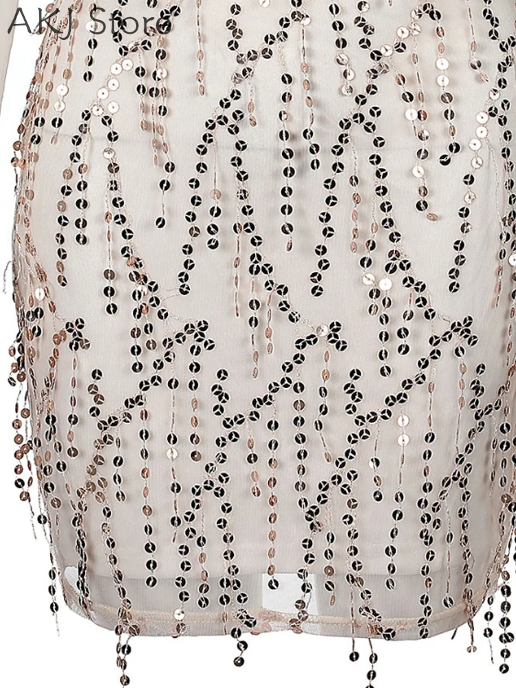 Женское вечернее платье с V-образным вырезом и рукавами-фонариками прозрачное