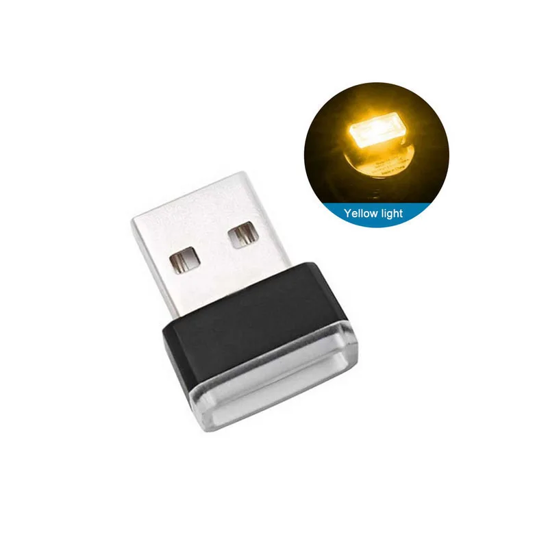 

QvvCev 7-цветный USB ночник для авто