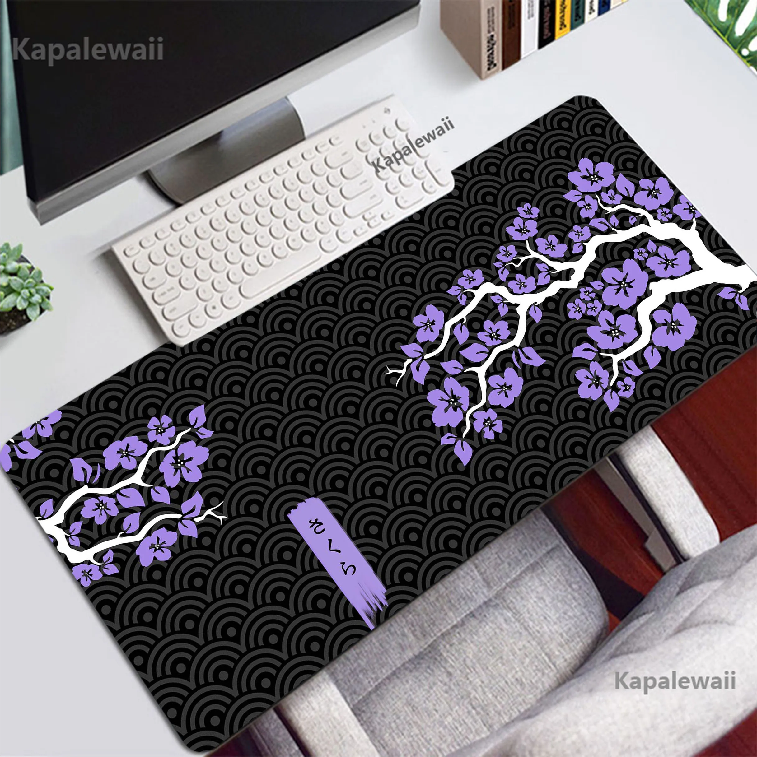 Японский большой коврик для мыши Sakula в стиле ретро XXL офисный игровой игровые