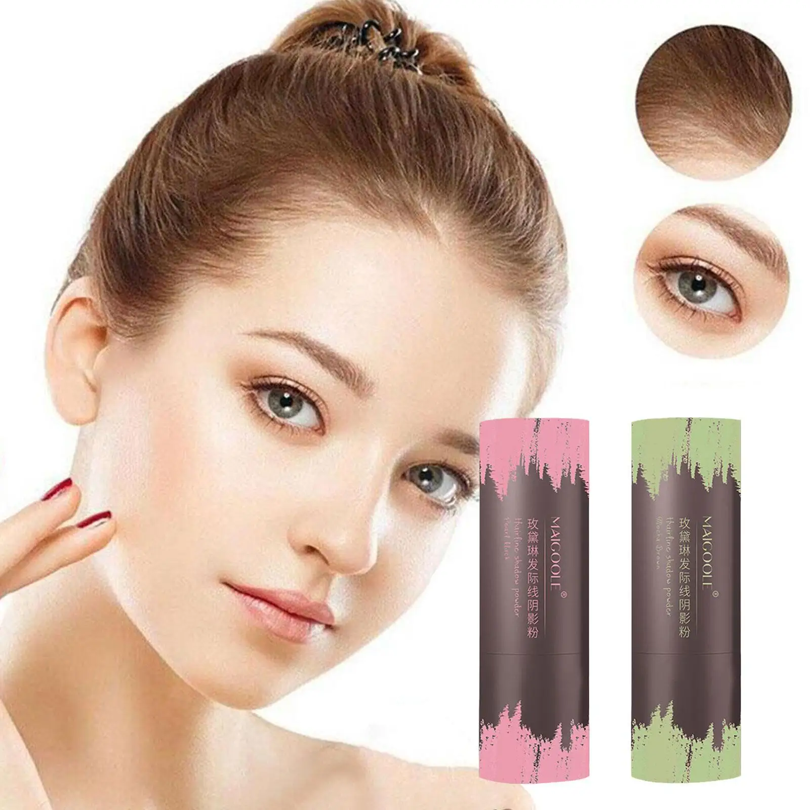 Hairline Filler Hairline Shadow Powder Makeup Hair Concealer Natural Coverage For Fuller Hair Waterproof And Sweatproof