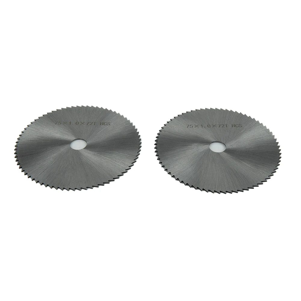 

2pcs 3inch HSS Saw Blade 72T Circular Cutting Disc For Angle Grinder Cutting Polishing Wood Stone Plastic Accessories