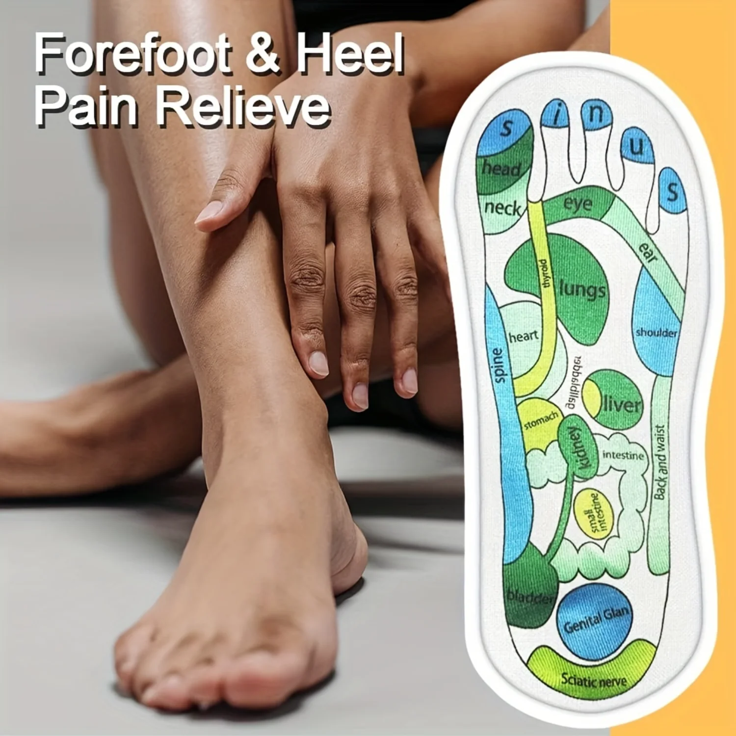 5 шт. набор носков и перчаток для рефлексологической терапии с массажным