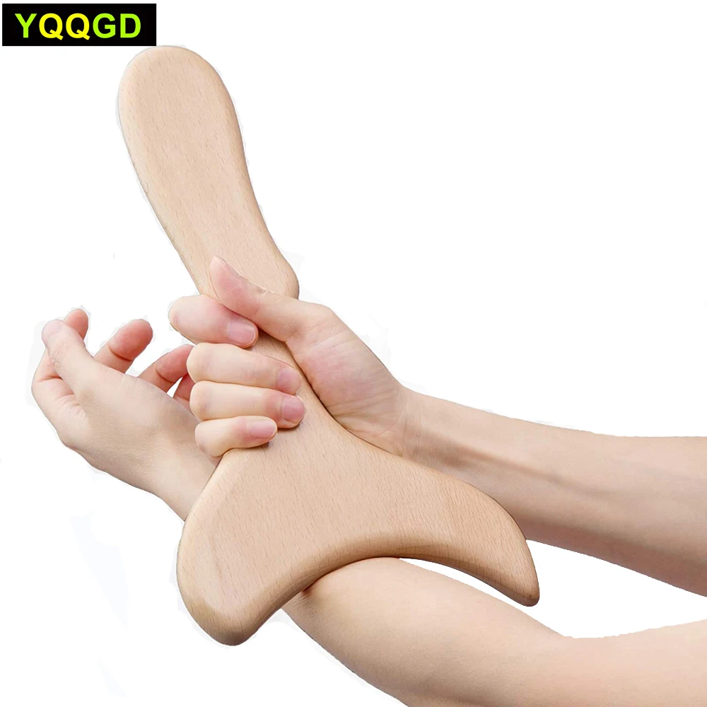 Wooden Gua Sha Tools Professional Lymphatic Drainage Massager Tool Wood Therapy Massage Tools for Maderoterapia,Anti-Cellulite