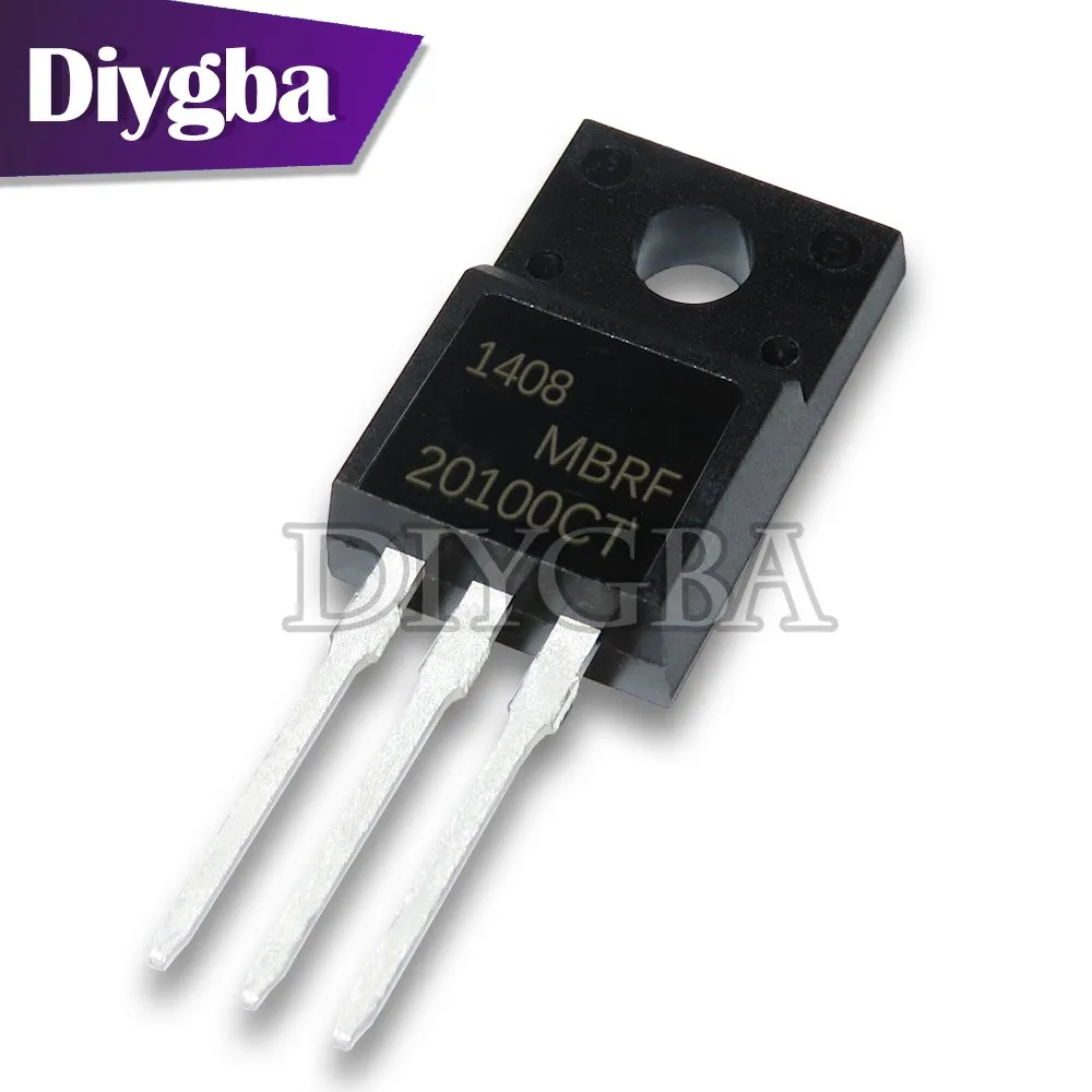 10 шт. MBRF20200CT TO-220F MBRF20200 MBRF10100CT MBRF10150CT MBRF10200CT MBRF20100CT MBRF20150CT MBRF30100CT MBRF2060CT - купить по