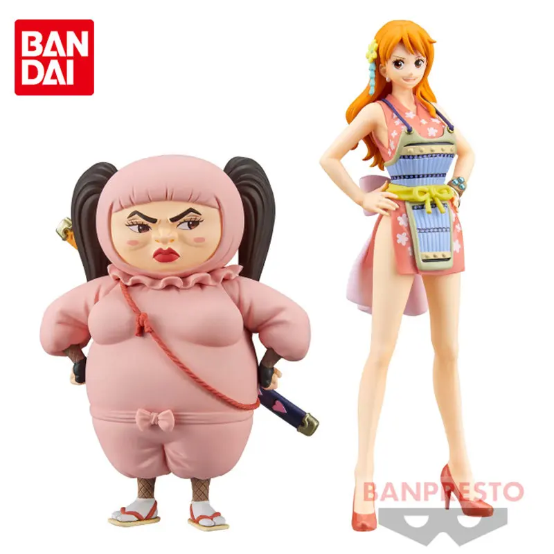 

Bandai Original BANPRESTO DXF THE GRANDLINE LADY ONE PIECE Land Of Wano Vol.8 Shinobu Nami Anime Action Figure Collectible Toys