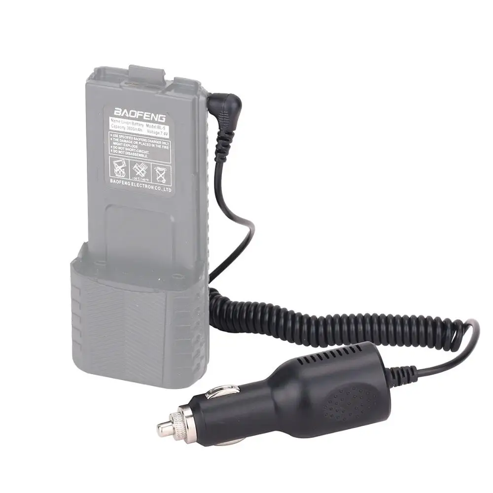 BAOFENG & ABBREE Автомобильная зарядная Кабельная линия для BaoFeng UV-5R 3800mAh аккумулятор