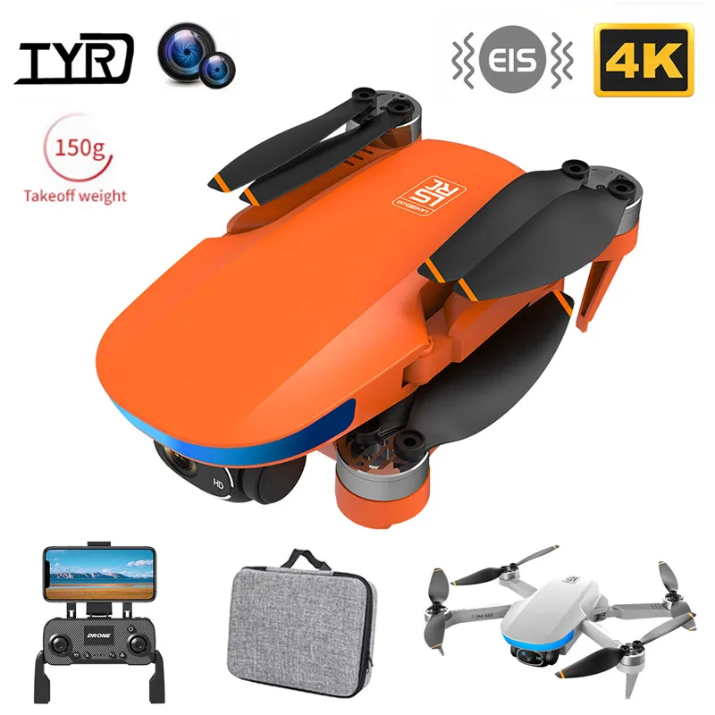 

TYRC New S6S Mini GPS Drone 4k HD Professional Camera EIS Anti-shake Gimbal Brushless 150g Foldable Quadcopter RC Distance 500M