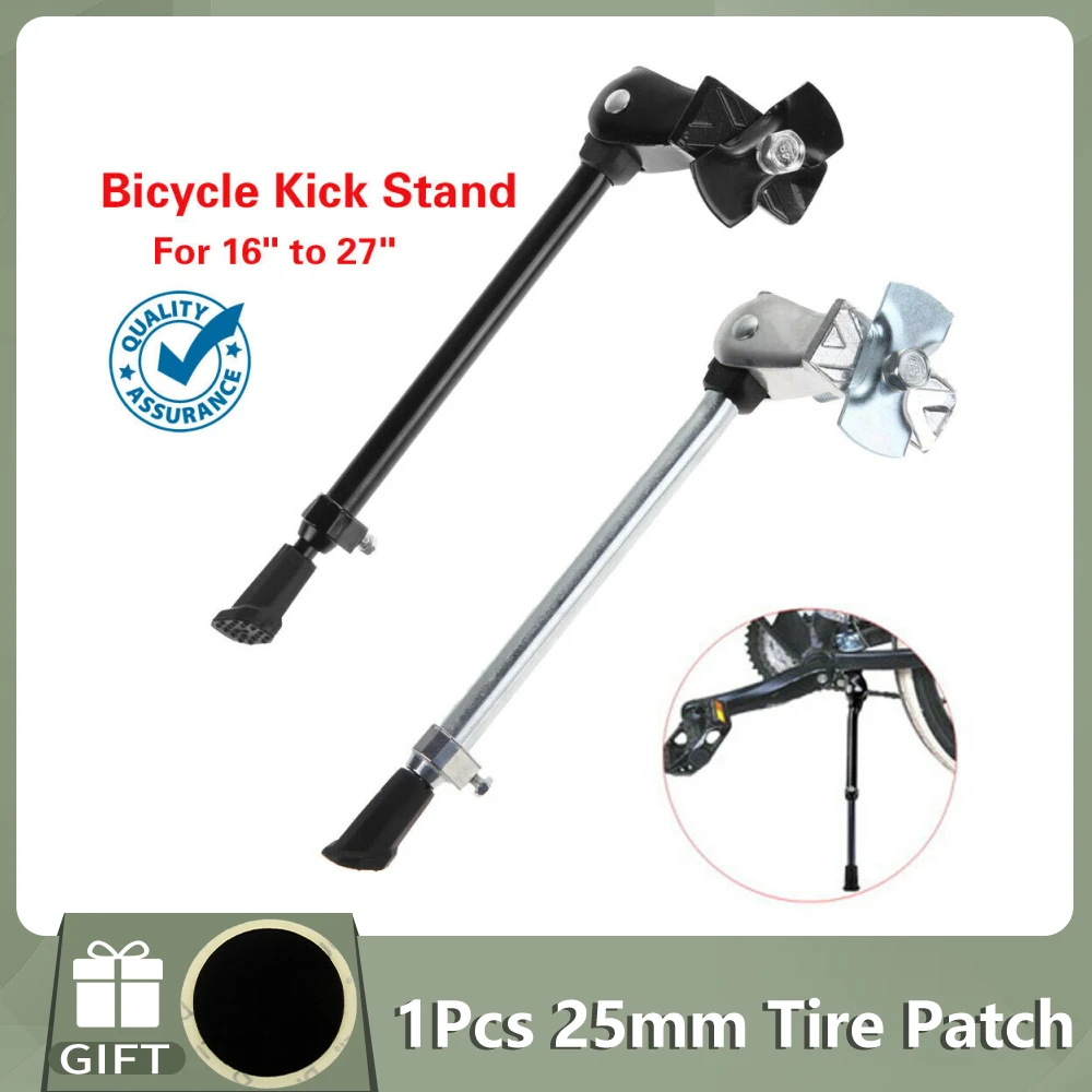 

Adjustable Bicycle Kickstand Parking Stand Foot Brace MTB Mountain Bike Support Side Kick Stand 16" To 27" Bike Parking Rack