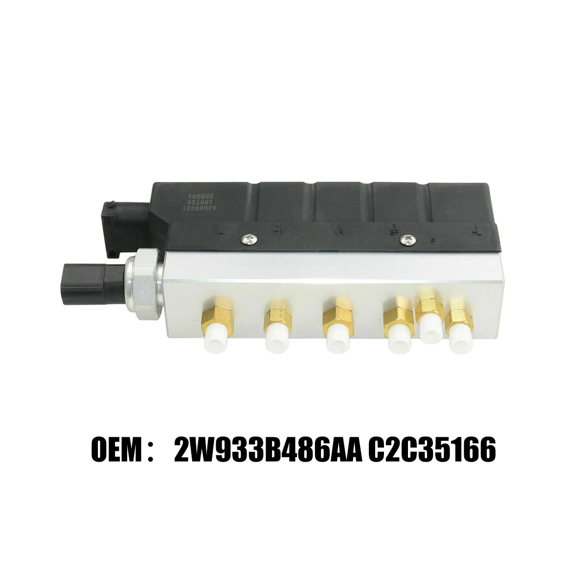 

2W933B486AA C2C35166 Car Air Suspension Solenoid Valve Block for Jaguar XJ XJR XJ6 XJ8 X350 X358 Vaden Plas